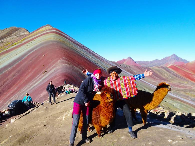 Visite de la montagne colorée